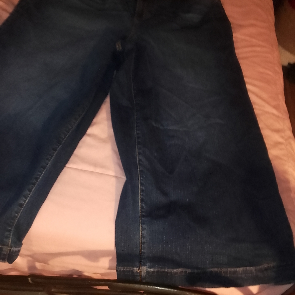 Casual Wide-Leg Denim Pants - Picture 9 of 12
